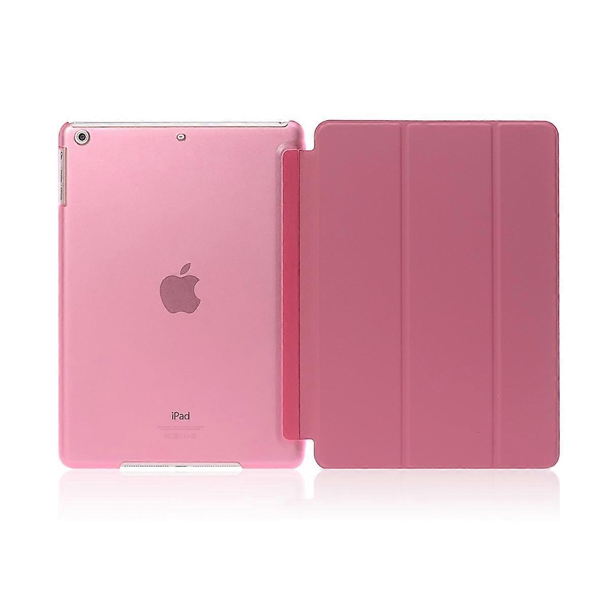 Capa elegante rosa para iPad 2/3/4 de 3 polegadas, dobrável e ultrafina.