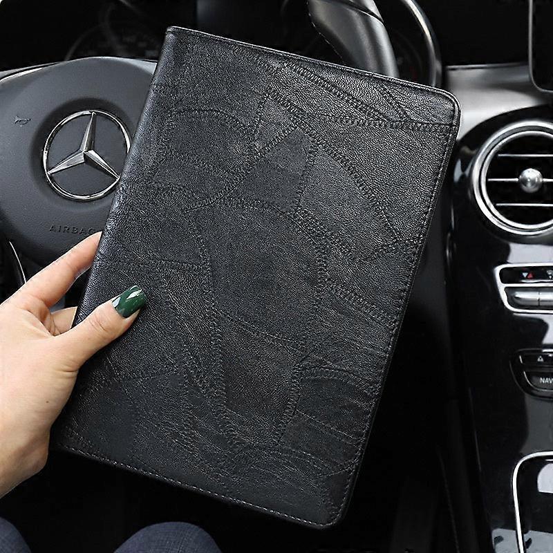 Capa elegante para iPad 2025 Air7 de 11 polegadas, preta, para uso profissional, em silicone macio.