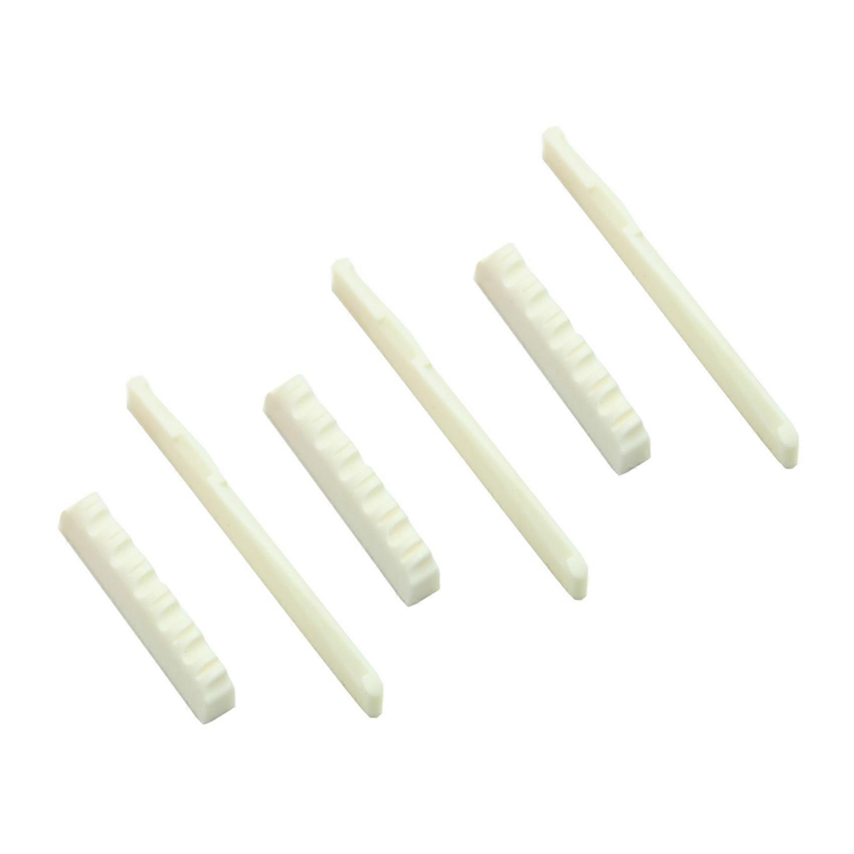 3Set Ivory Bone Bridge Saddle and Nut for 6 String Acoustic Guitar