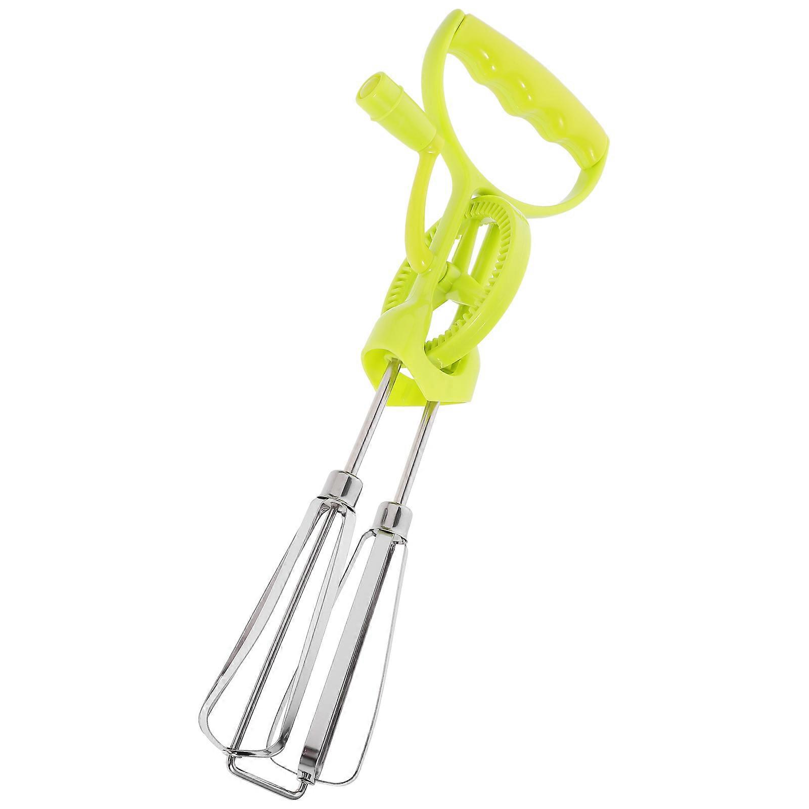 Crank Egg Beater Plastic Material Multi Functional Beating Light Cream 2Set