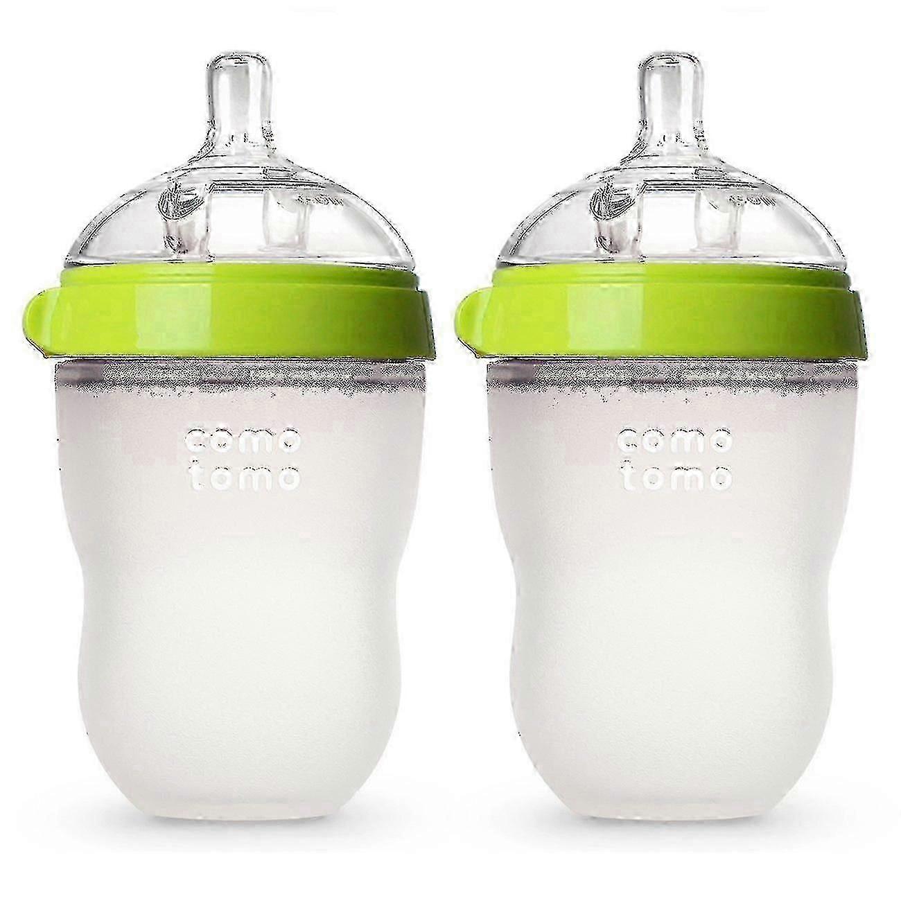 Baby Bottle, Green, (2 Count) 26s