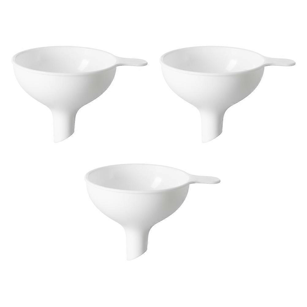 Liquid Funnels Kitchen Supply for Oil Filling 3Pcs Plastic Funnels