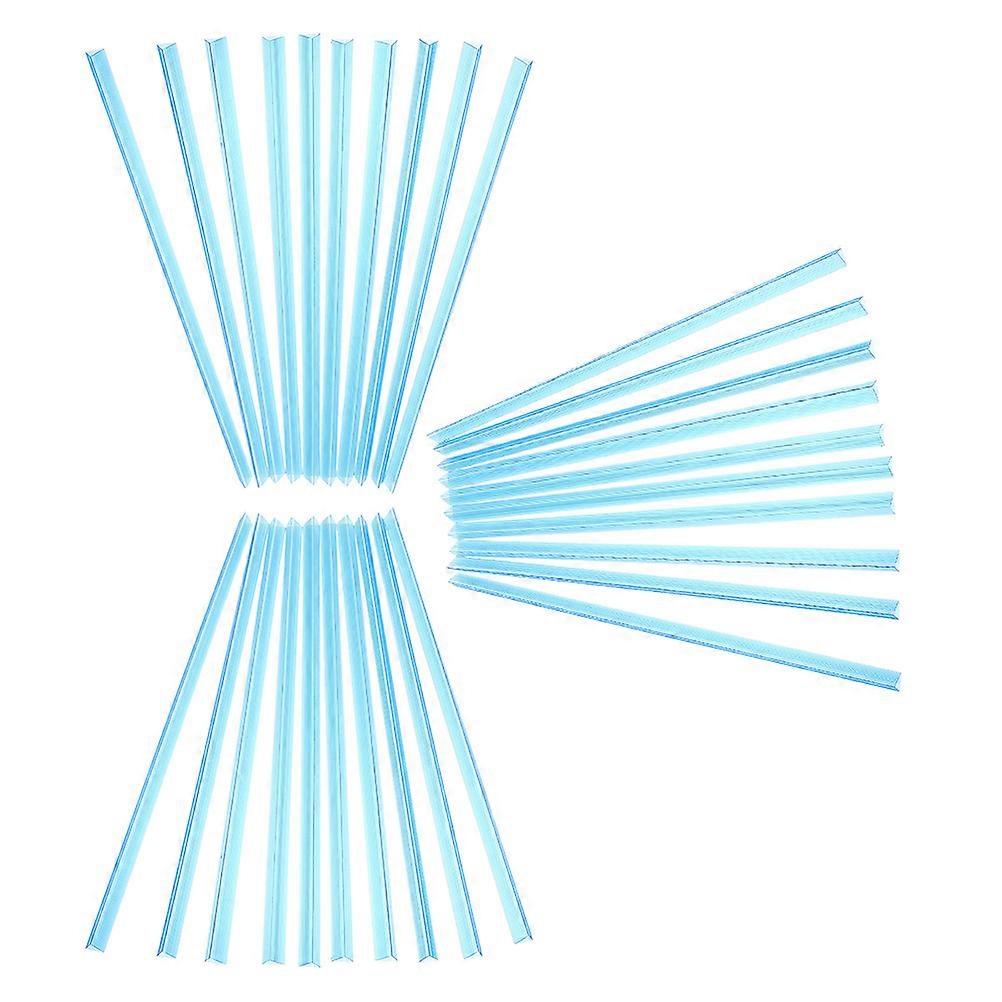 Loose Leaf Binder Clips Plastic Slide Binders for Daily Use 30Pcs Clip Pack