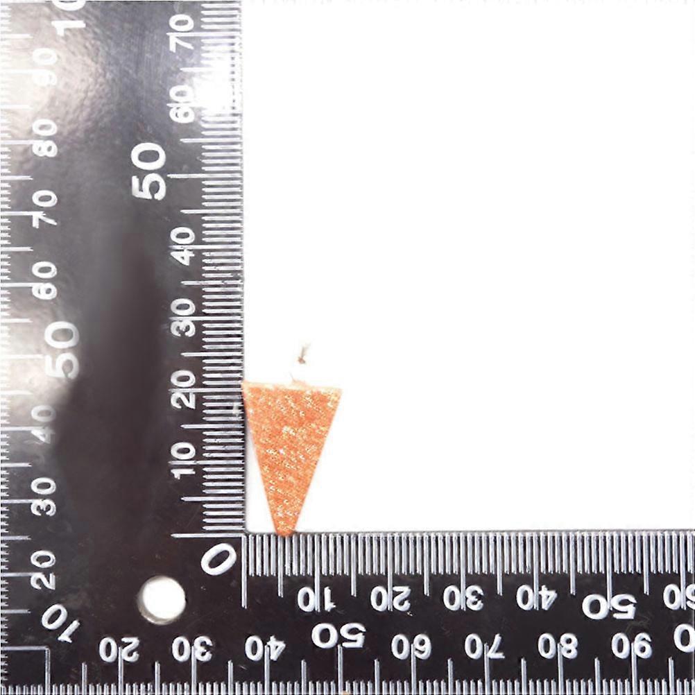 Triangle Shaped Crystal Pendant for Necklace 10Pcs Assorted Colors