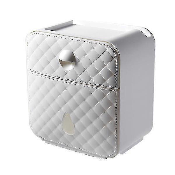 1pc Creative Waterproof Tissue Storage Rack Wall-mounted Tissue Holder For Kitchen Bathroom