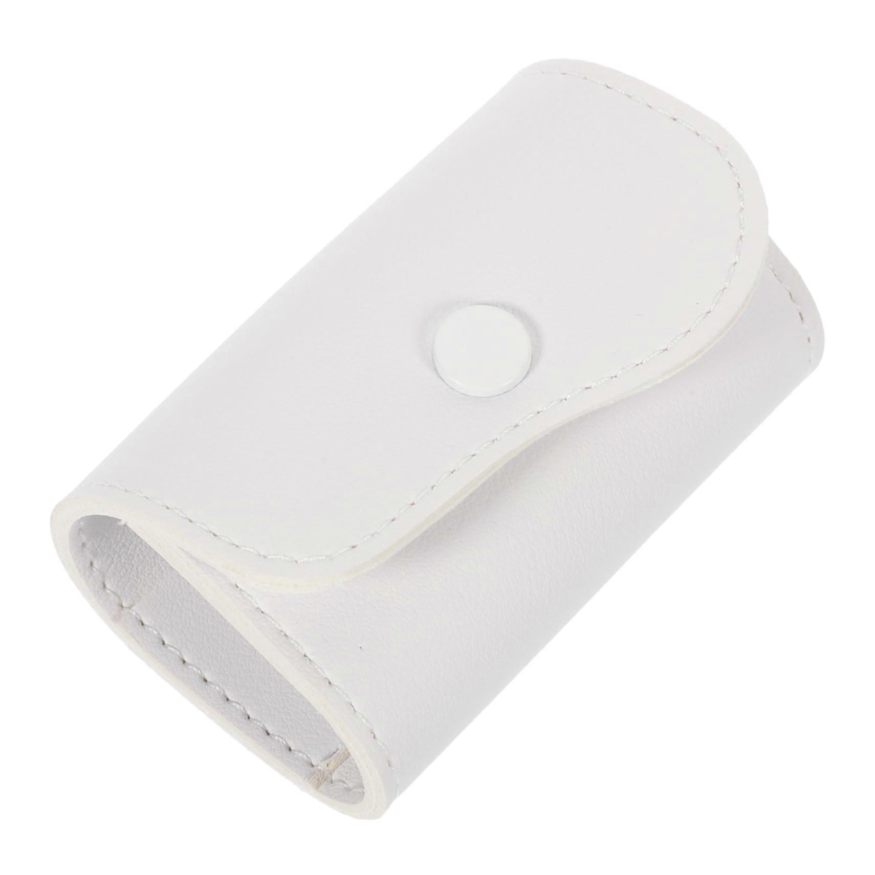 Nail Drill Bits Storage Organizer Bag with 16 Holes Foldable Holder for Manicure Tools