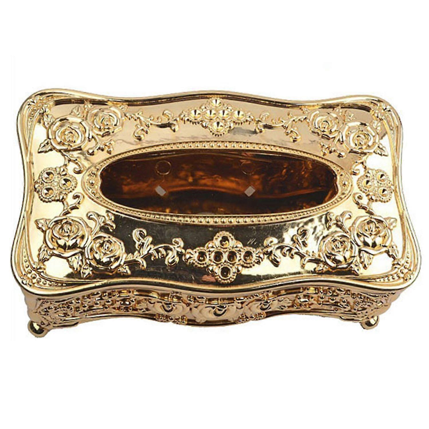 Tissue Box Rectangle Relief Pattern Acrylic Multi-purpose Unique Napkin Box for Kitchen