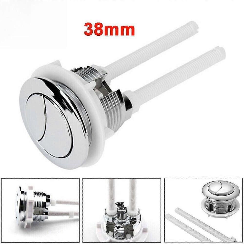 38mm Replacement Dual Flush Push Button Toilet Cistern Water Saving Universal UK