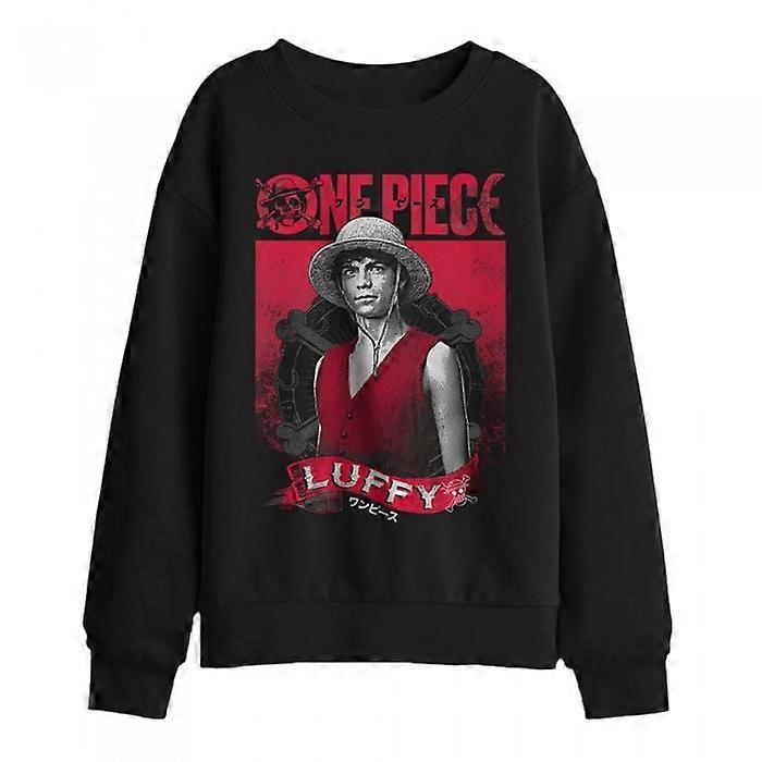 One Piece Childrens/Kids Luffy Etched Portrait Sweatshirt