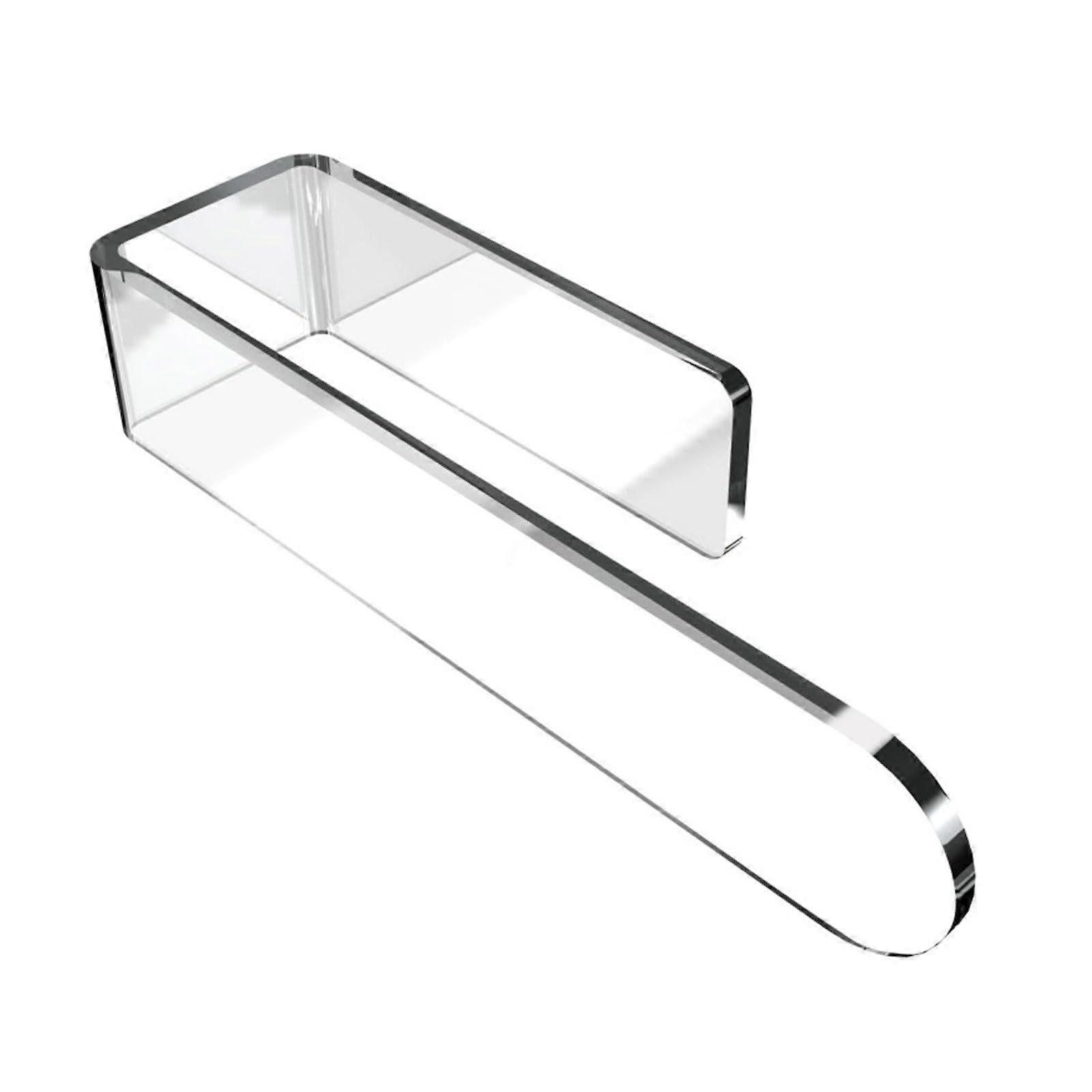 Waterproof Acrylic Bathroom Towel Rack Wall Mounted Holder Easy Install SpaceSaving Storage