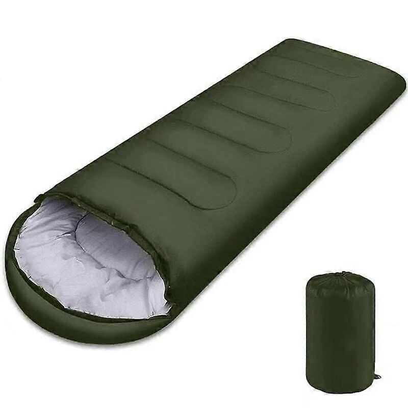 Camping Sleeping Bag for Adults Ultra Light Fluffy with Temperature Control and Compression Bag