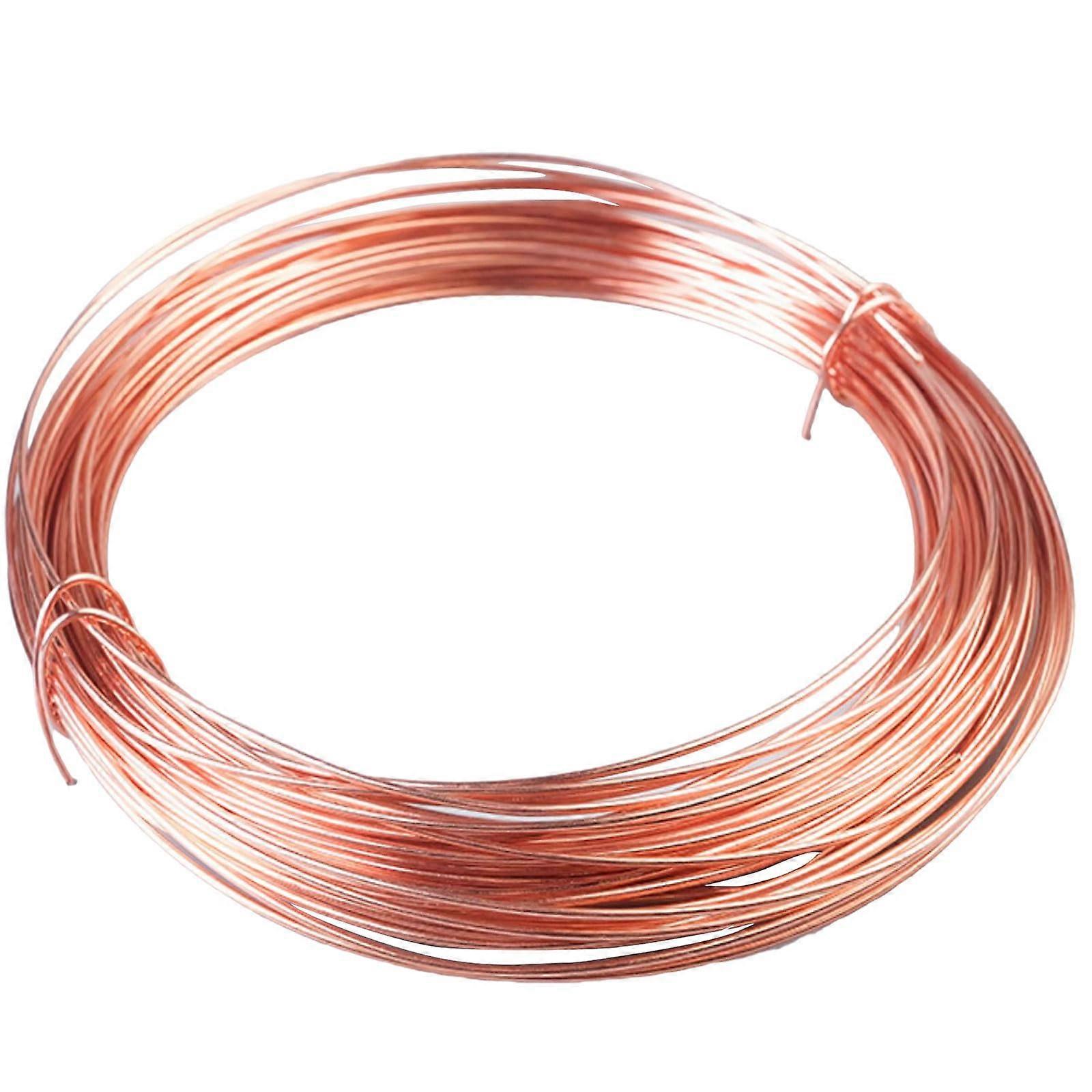 Solid Copper Wire 1mm Bare for Jewelry Making, Crafting and Electrical, 1m  Conductivity