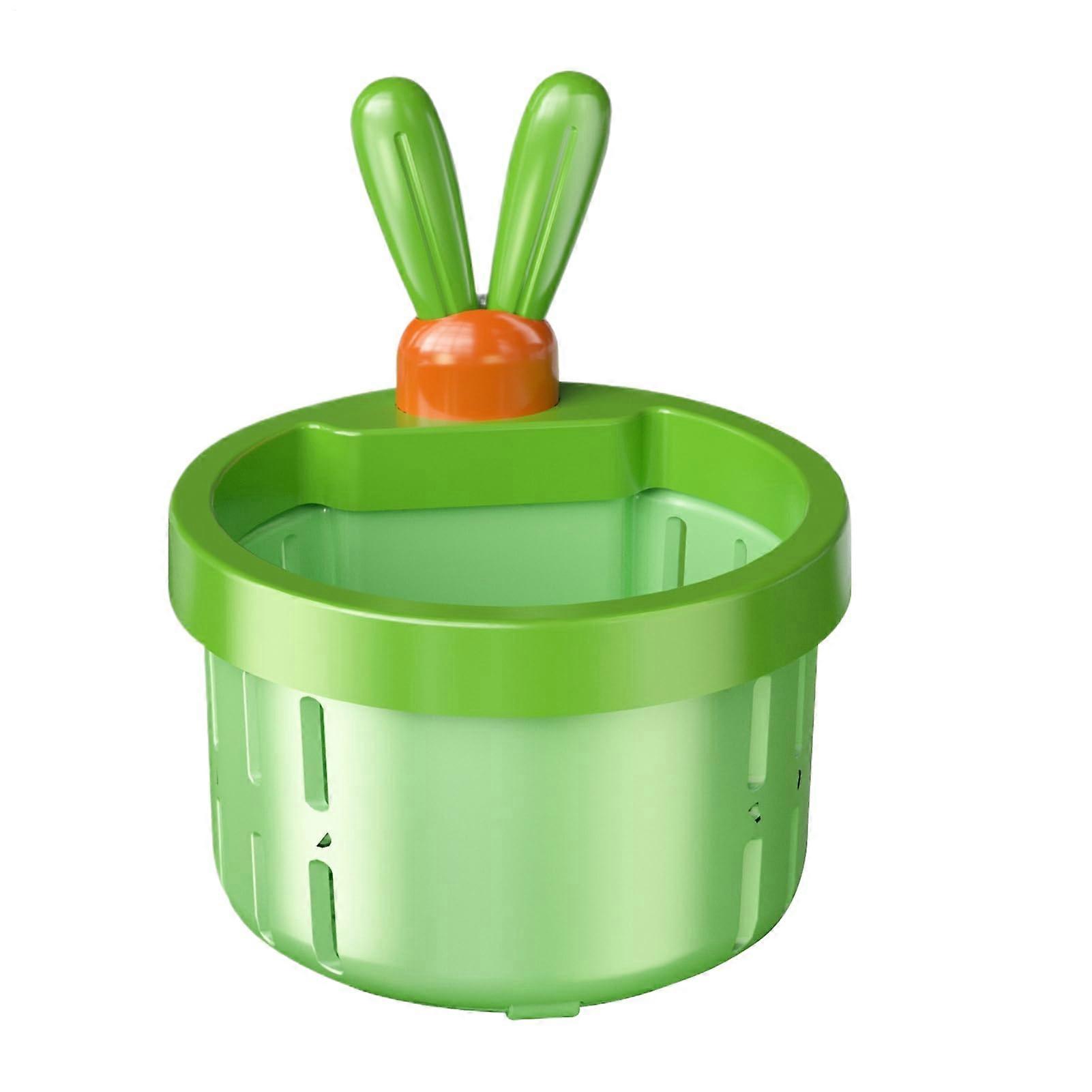 Sink Strainer Basket with Auto Draining Bunny Ears, RustResistant Kitchen Drain Strainer for Food Catcher