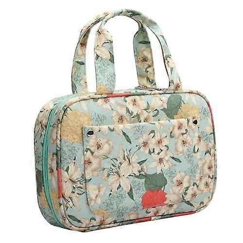 Sewing Box Organizer with Multiple Compartments and Ample Storage for Knitting and Sewing Accessories