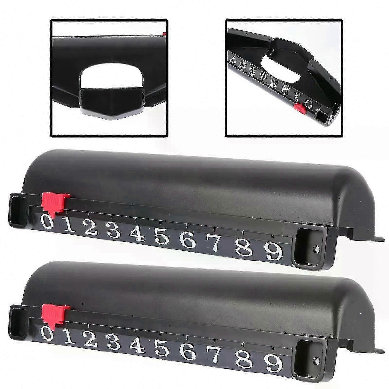 2-Pack Plastic Scoring Tools for Table Hockey Games with Puck Counters and Storage Devices