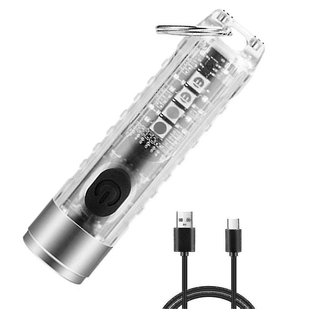 Mini Linternas Led Usb Recargable Llavero Pequeño Linterna