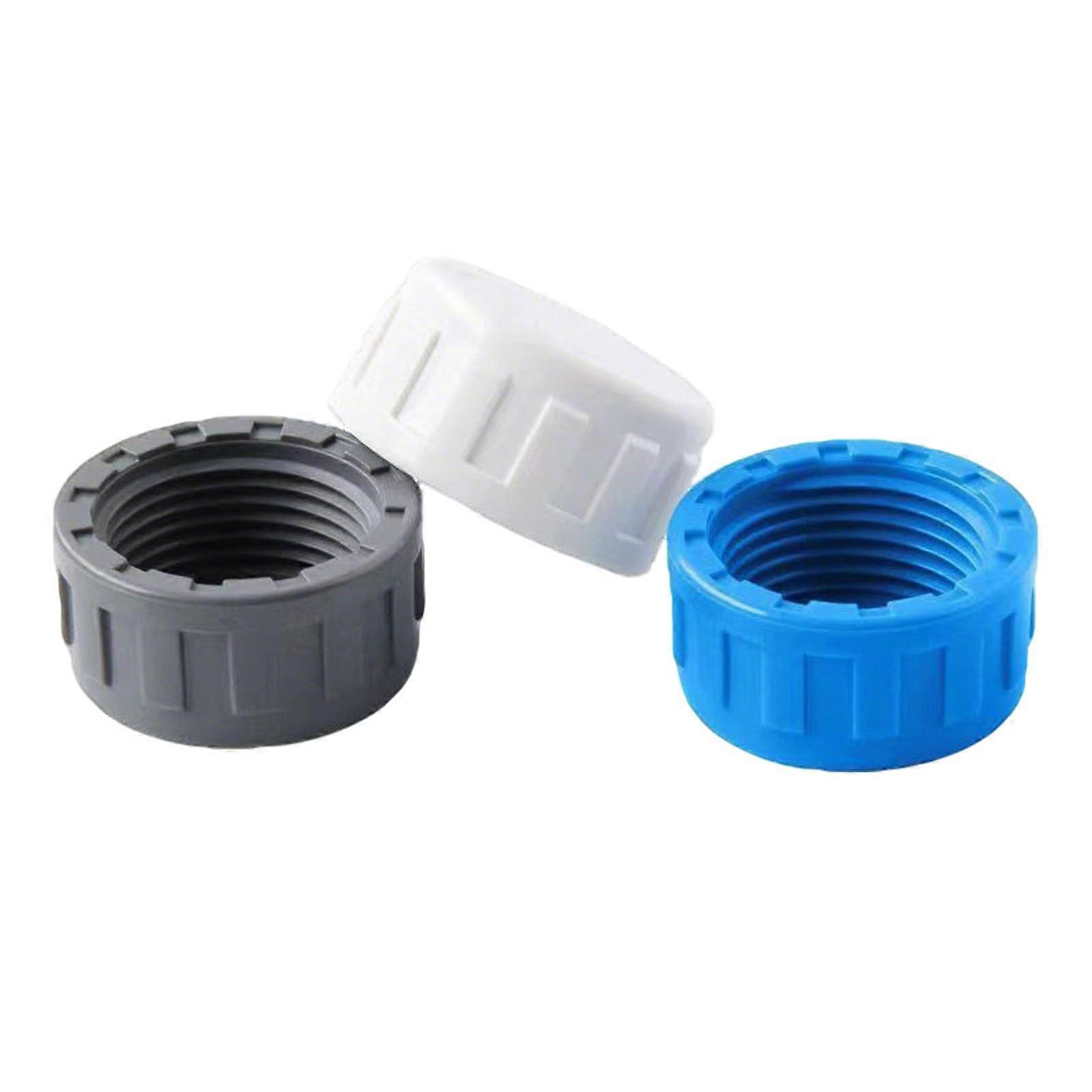 50mm PVC Pipe End Cap for Kitchen Sink, LeakProof Female Thread Waste Pipe Blanking Cap