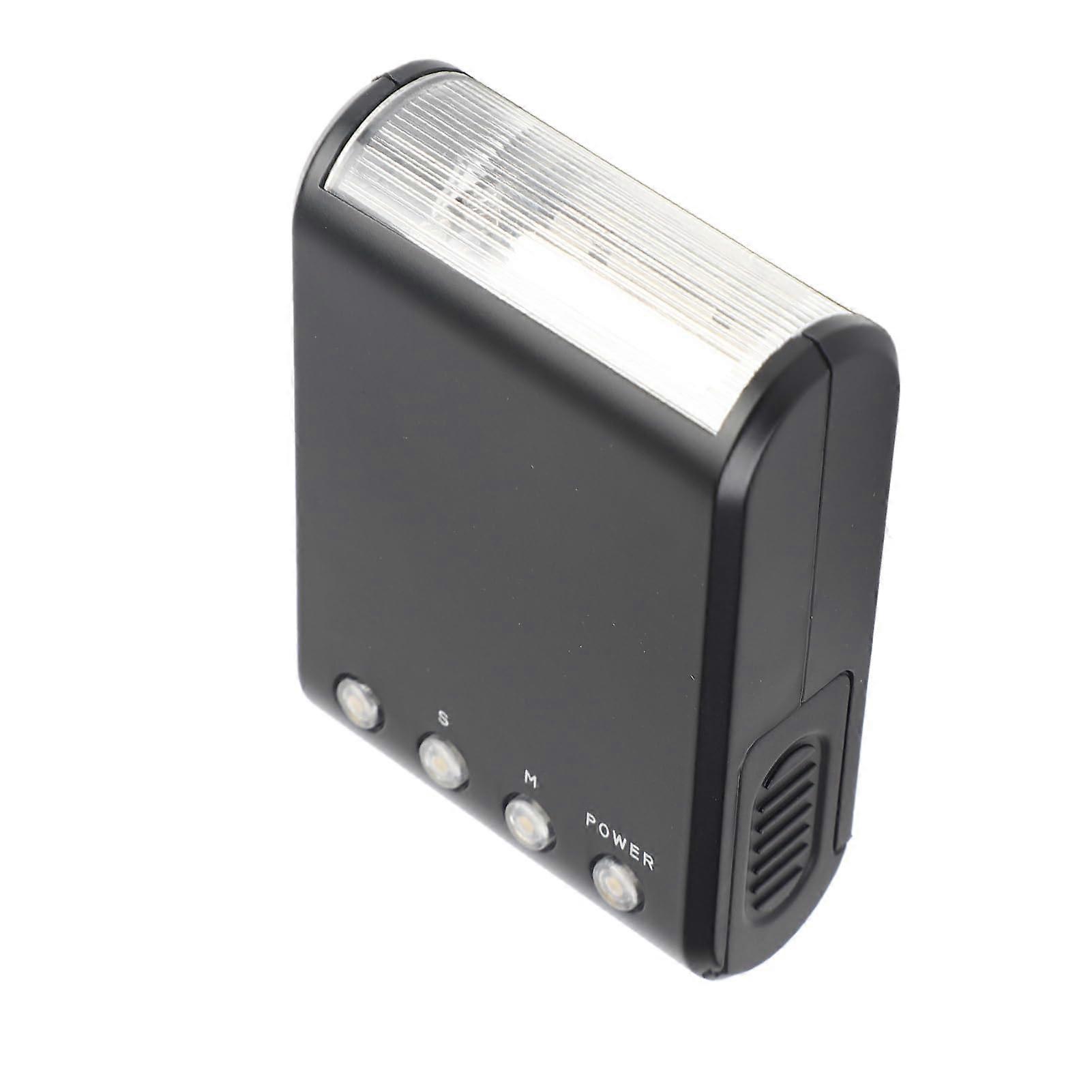 Mini Portable DSLR Camera Flash with Quick Hot Shoe Mount Battery Powered OnCamera Flashlight Black