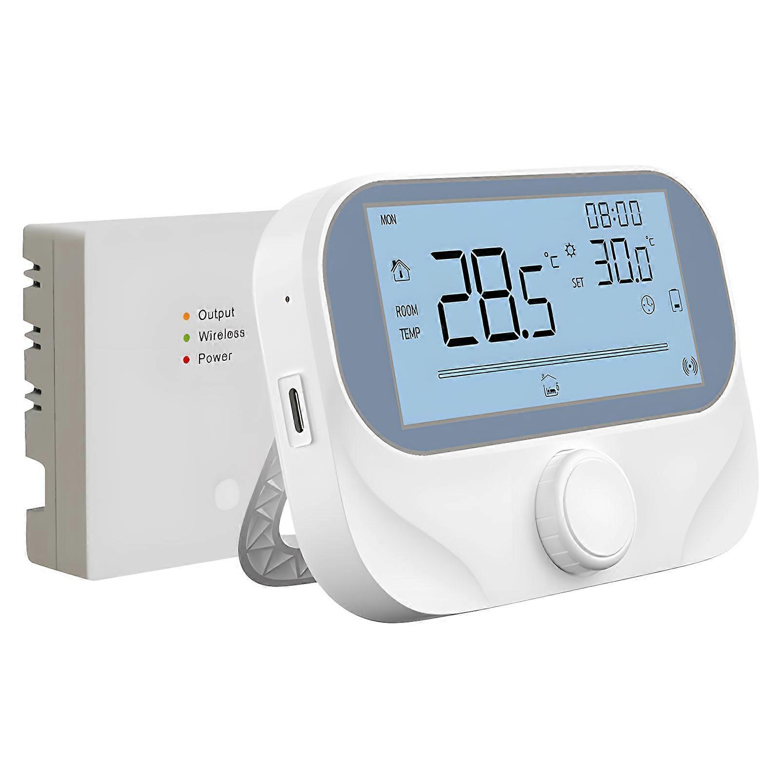 Wireless Thermostat for Wall Boilers Featuring Remote Controls Automatic temperatures Adjustment Energy Saving Design Multicolor