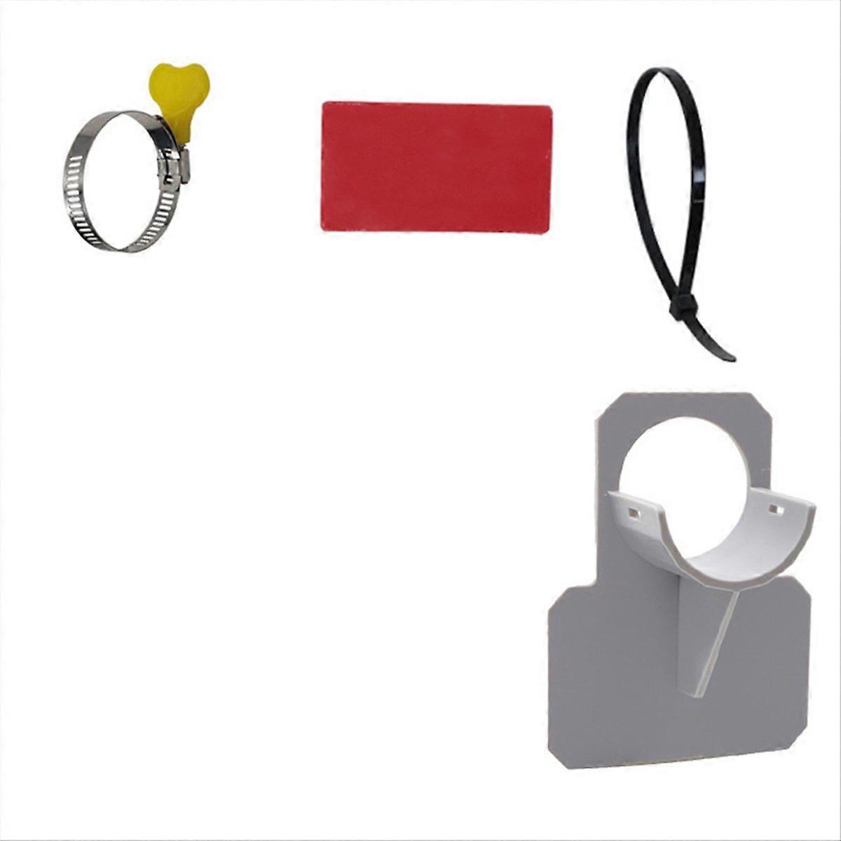 Swimming pool pipe bracket, with ropes Gray