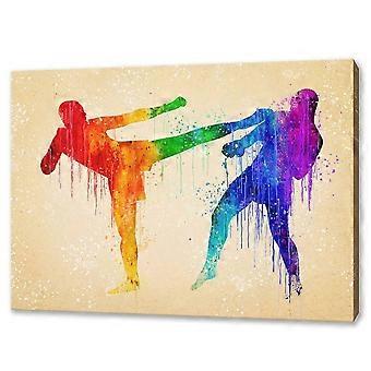 Kickboxing M ial s Stress Reliever Jigsaw Puzzle H2517