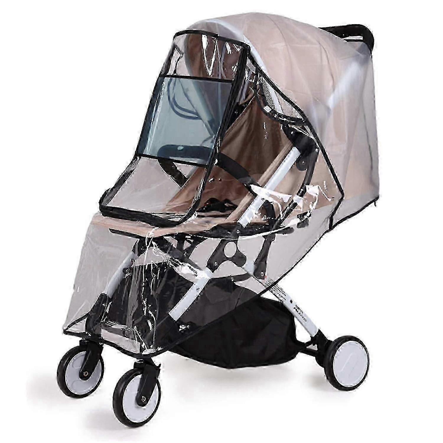 stroller rain cover windproof and waterproof universal fit