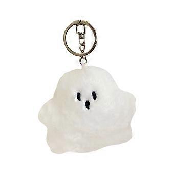 Ghost Peluche Muñeca Llavero Bolso de dibujos animados de peluche Colgante Adorno kawaii Decoración divertida Regalo para niñas