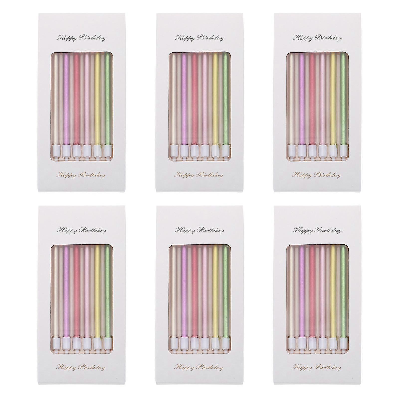 Party Candle Baking Cake Candles for Decor 36Pcs Assorted Colors