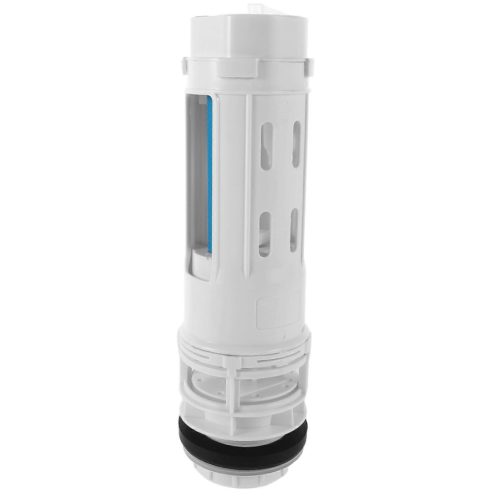 Flush Valve Split Push Button Replacement For Split Toilets Bathroom Installation White Durable Plastic Material 1 Set