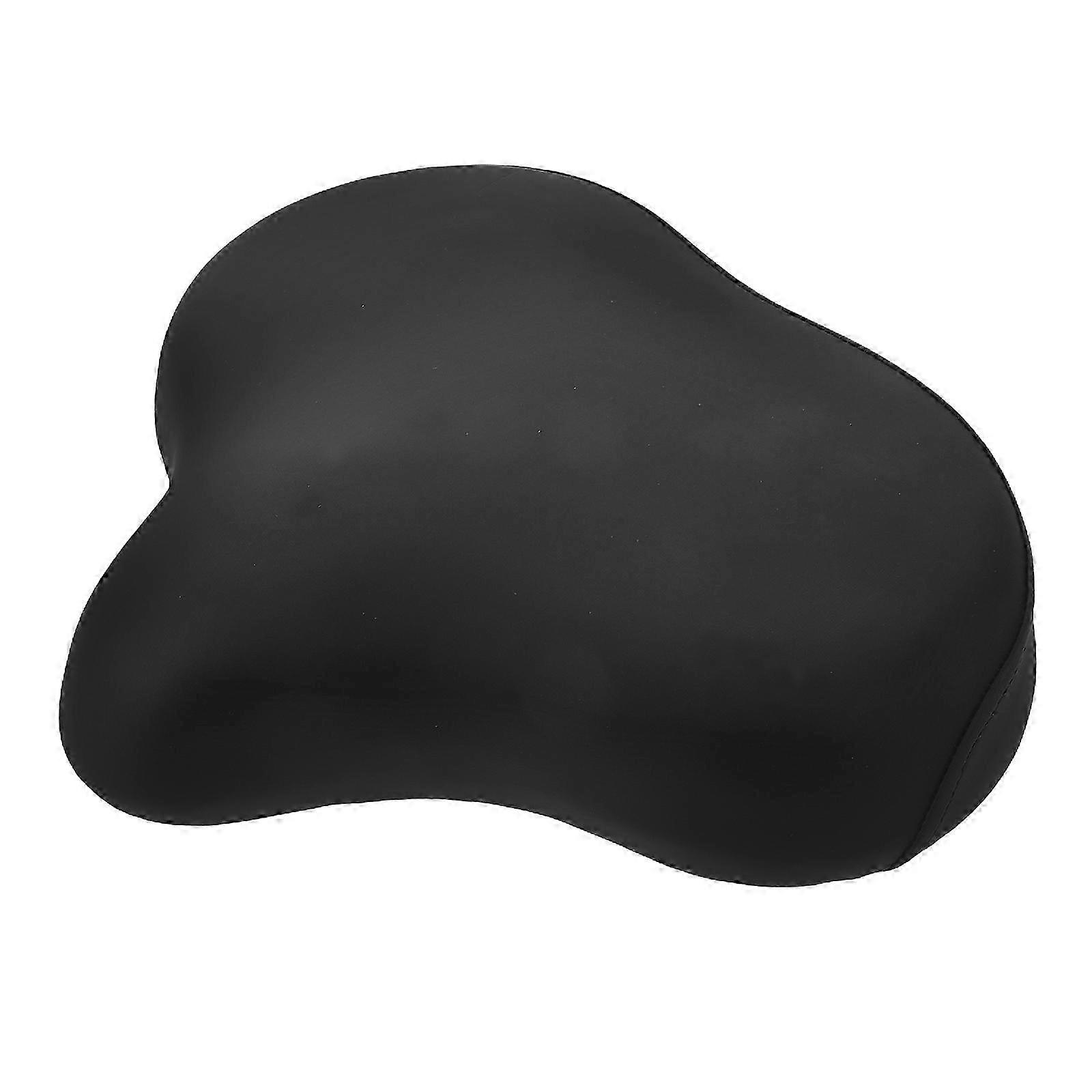 Comcompatibletable Saddle Cushion compatible Exercise Bike Gel Pad Black