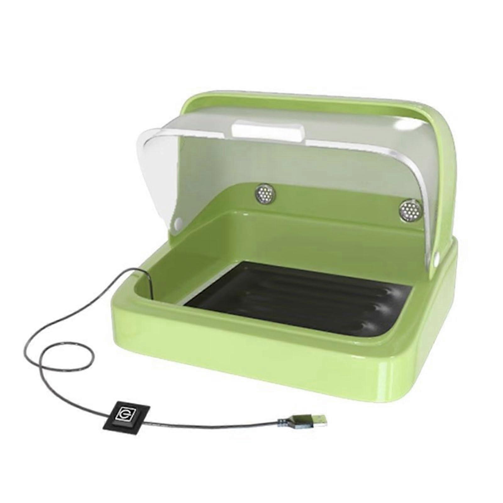 Automatic Bird Incubator with Temperature Control, Insulated Parrot Brooder Box for Poultry Hatching