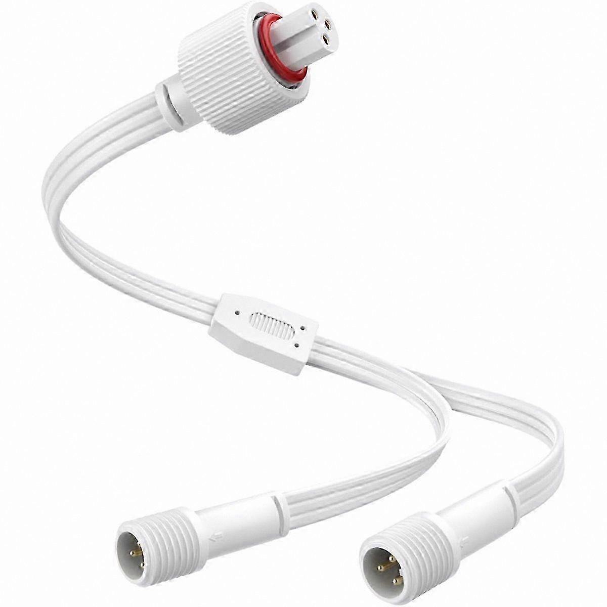 Répartiteur en Y étanche pour éclairage extérieur fixe, rallonge à 3 broches