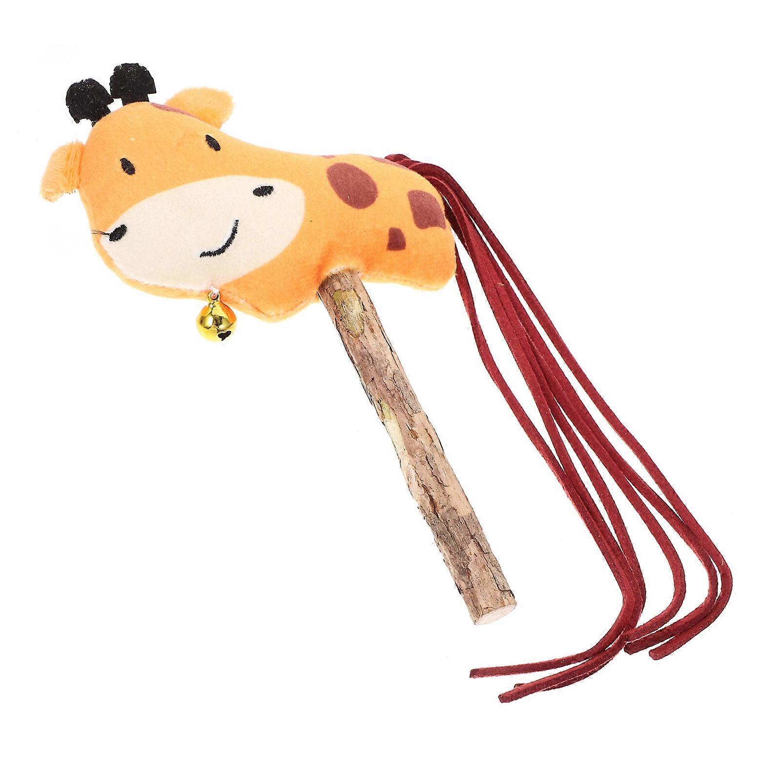 Bâtonnet à chat avec herbe à chat et peluche interactive