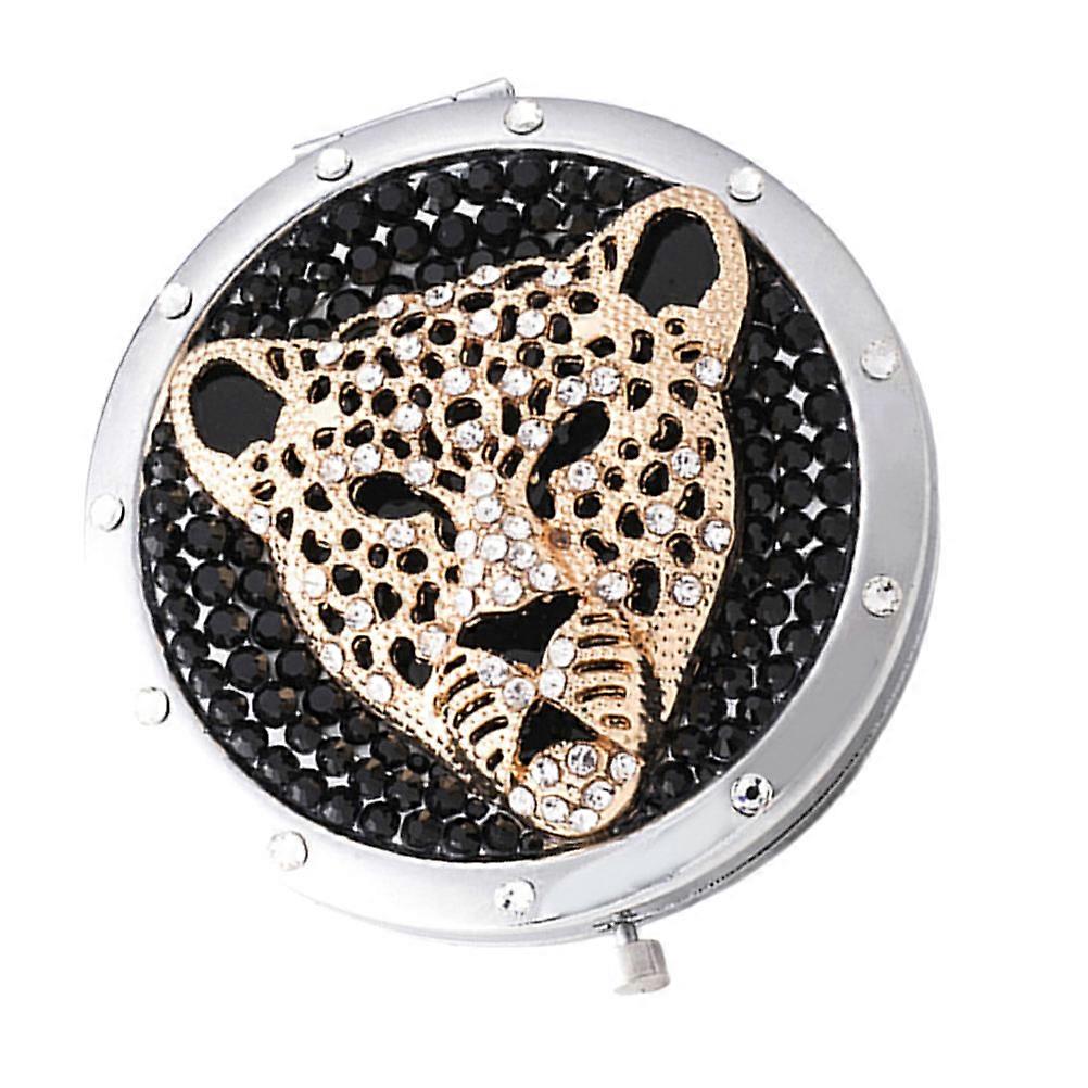 Portable Metal Makeup Mirror Foldable Double- 1Pcs