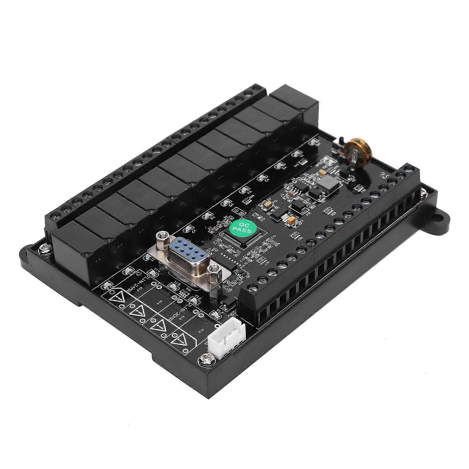 PLC Control Board Programmable Controller Delay Module Relay with Analog FX1N‑24MR DC24V