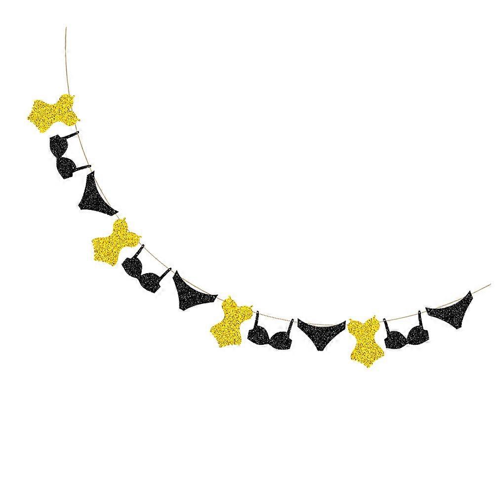 Bikini Banner Creative Pull Flag Hanging Decor for Home 2Pcs Set
