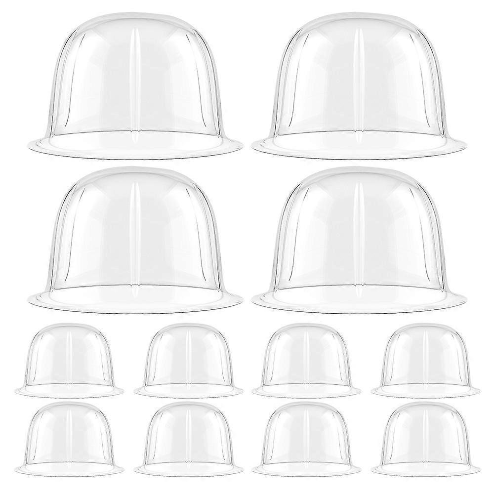 Plastic Baseball Cap Insert Hat Support Stand for 12Pcs Transparent Holder