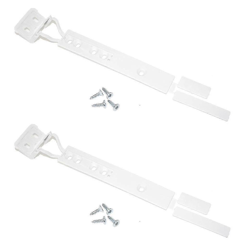 2 X Universal Integrated Sliding Door Hinge Mounting Kit