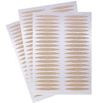 800 pièces/400 paires de ruban adhésif respirant pour double paupière en dentelle, invisible et naturel, adhésif double paupière simple face, décoration pour un regard plus grand et un effet liftant instantané.