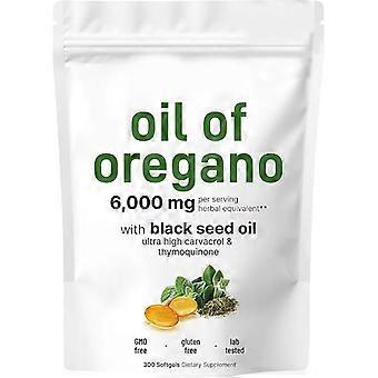Oil of Oregano Black seed oil 300 tablets Nutrition Gels & Chews A