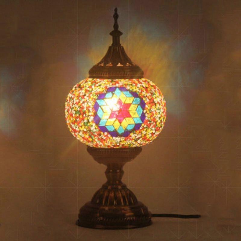 Bedroom Study Romantic Style Mosaic Decorative Table Lamp