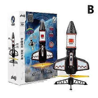 Hoge frequentie met parachute (B) $ Douyin hetzelfde model luchtvaartraket één seconde 100 meter hoge snelheid lucht automatische landing met lichten z