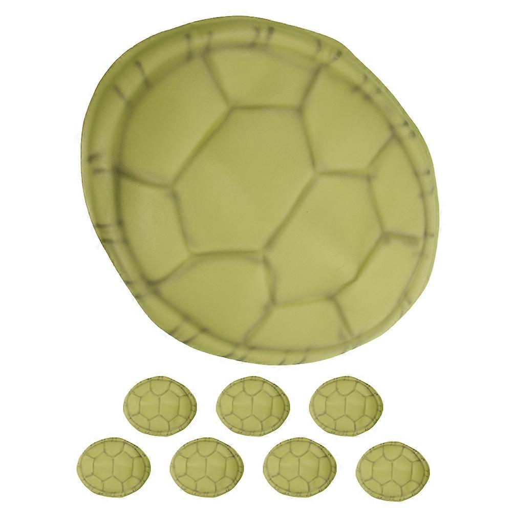 8pcs Cosplay Turtle Backing Shell Prop Halloween Turtle Costume Accessory Turtle Cosplay Shell