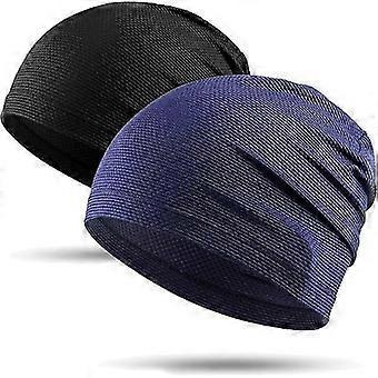 Paquet de 2 - casquettes de course, bonnets, bonnets lâches respirants à la mode, casquettes de sport cycliste, hommes et femmes, été