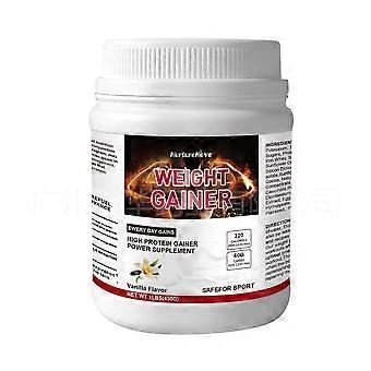 Weight Gain Protein Powder, Vanilla Flavor, 60g per Can, High Protein Low Fat, for Muscle Gain and Fat Reduction
