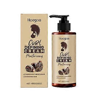 Hoegoa This Hair Styling Cream Is Refreshing, Moisturizing And Nourishing, Creating Natural Curly Hair. It Is A Long-Lasting Hair Styling Cream