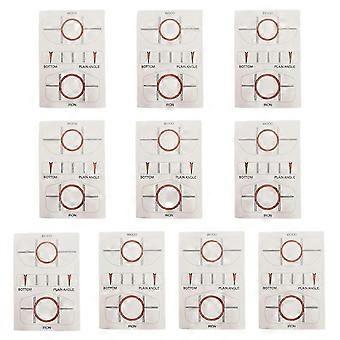 10Pcs/Set Golf Impact Labels Golf Club Target Label Target Sticker Tape Driver Golf Swing Trainers