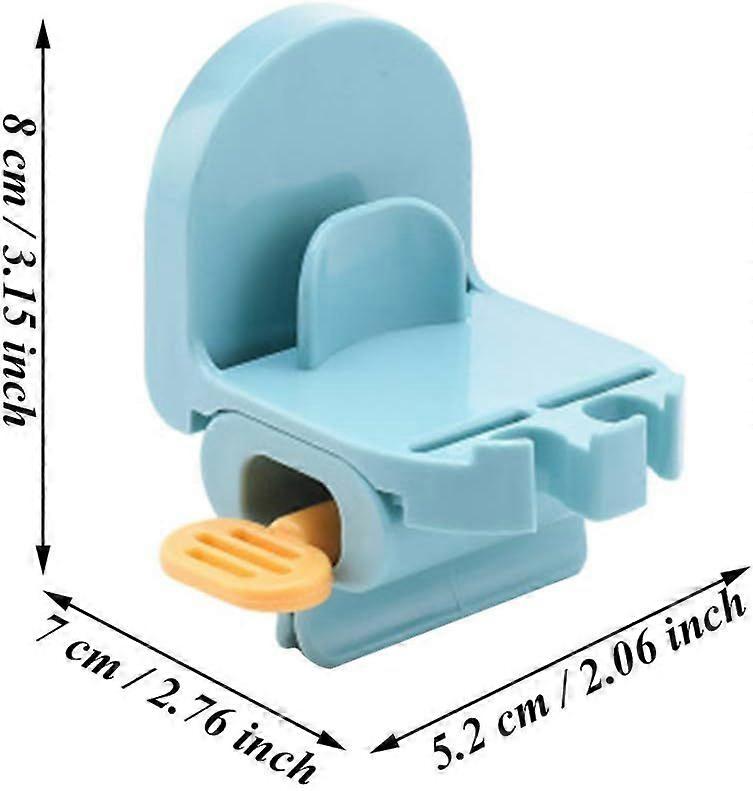 4 Pieces Toothpaste Squeezer Rolling Tube, Toothpaste Seat Holder, Toothpaste