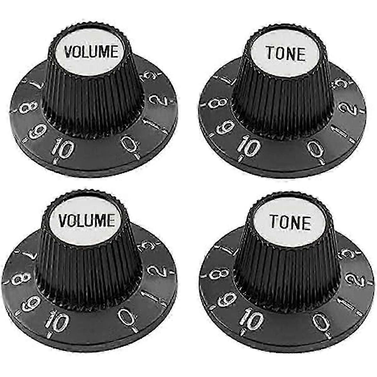 Tone Volume Control Knobs compatible withGuitar Bass Amplifier Effect Pedal