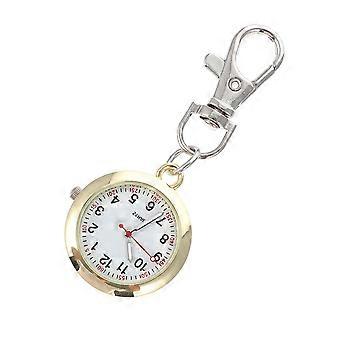 1pc Fashion Zakhorloge Eenvoudig Metaal Decoratief Hangend Haak Zakhorloge Goud